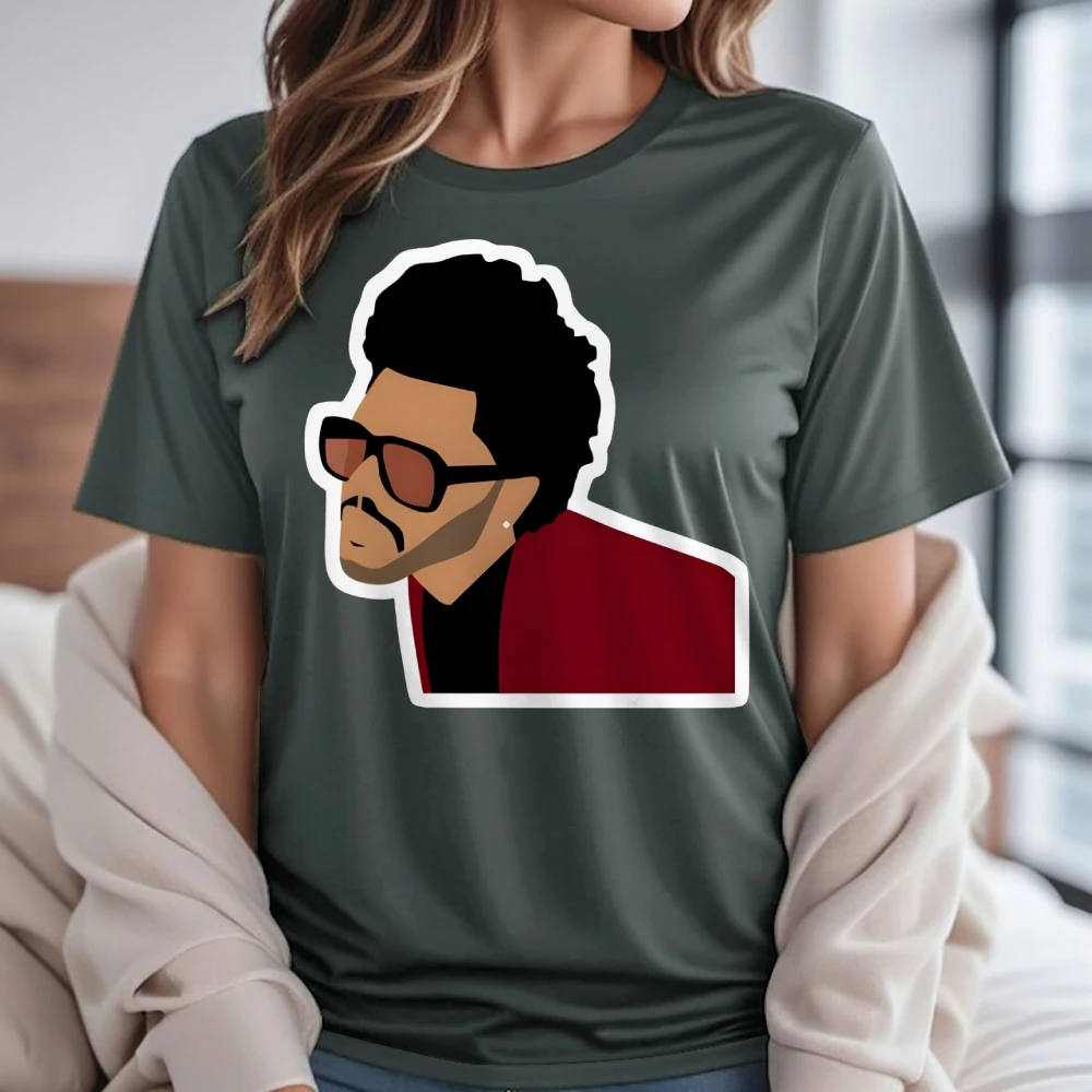 

Y2K Casual Short Sleeve T-Shirt Stretchy Fabric Slim Fit with Round Neck Pastel Bold Hues Great for Coffee Runs Shopping Wrinkle