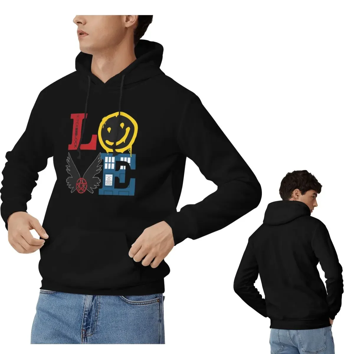 

SuperWhoLock Hoodies Men's Women Casual Pullover Sweatshirts Hip Hop Long Sleeve Clothing Autumn Winter