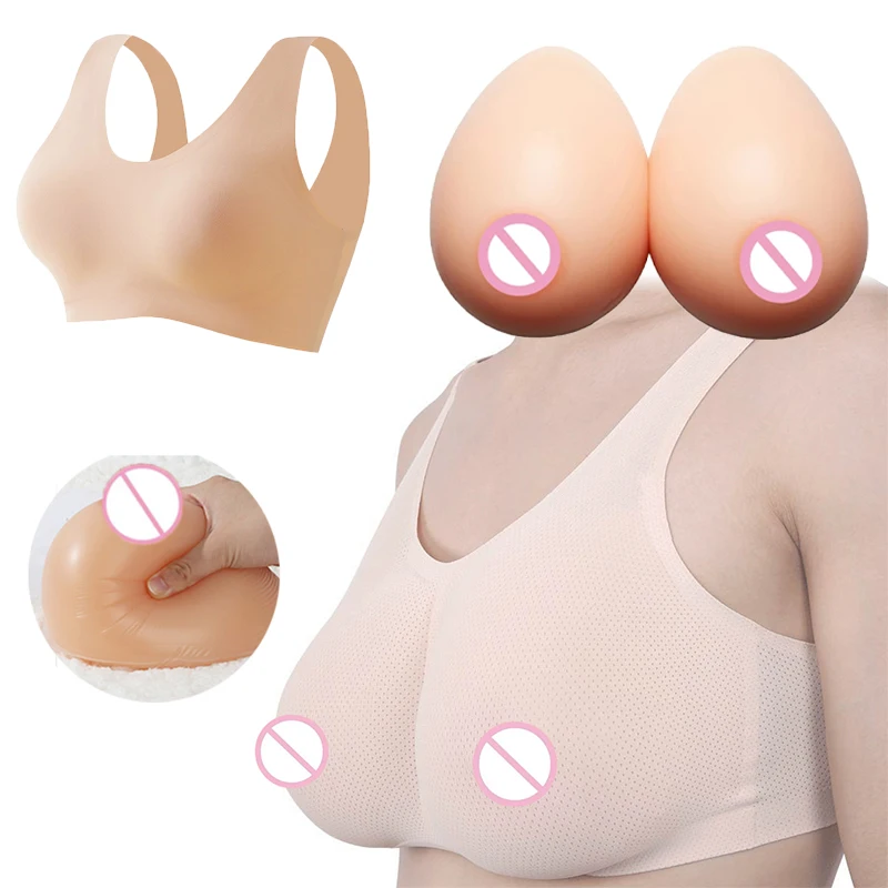 

Silicone Soft Breast Enhancer Pads Oversized Fake Boobs Bra Underwear Prosthesis Shemale Drag Queen Transgender Cosplay Costume