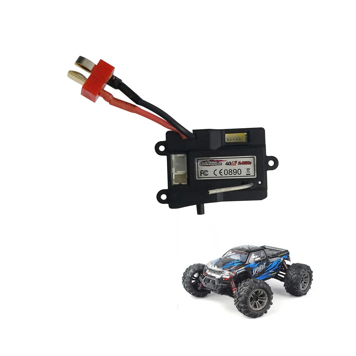 Controlador de velocidad electrónico ESC ZJ07 T, enchufe para Hosim XLH Xinlehong 9130 9135 9137 1/16, piezas de repuesto para coche RC