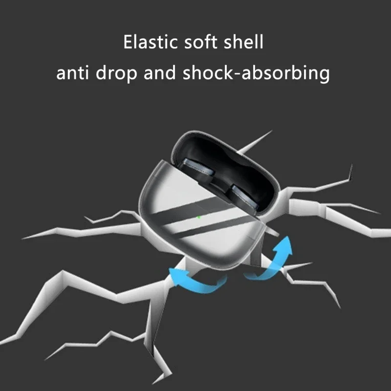 충격 방지 이어폰 소매 스크래치 저항성 하우징 앤티 더스트 세척 가능한 TPU 커버 보호 케이스 Bowers에 적합한 보호 케이스