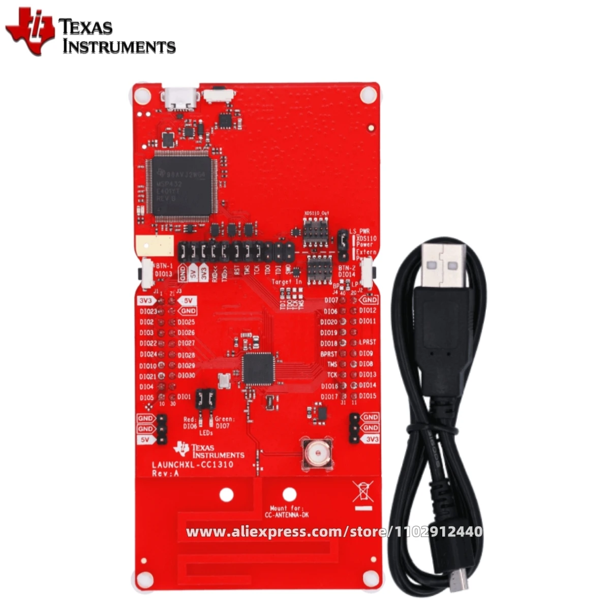 1 قطعة/الوحدة LAUNCHXL-CC1310 CC1310 LaunchPad ™ مجموعة تطوير لـ Sub-1 جيجا هرتز SimpleLink ™ MCU لاسلكي جديد أصلي #3