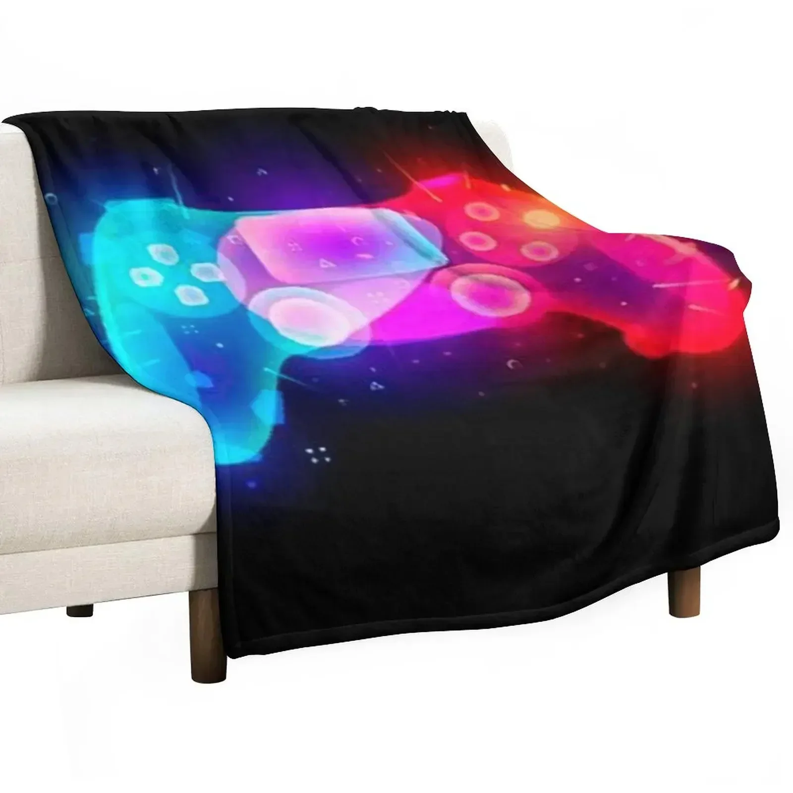 

Gamer Throw Blanket funny gift Shaggy decorative christmas decoration Blankets