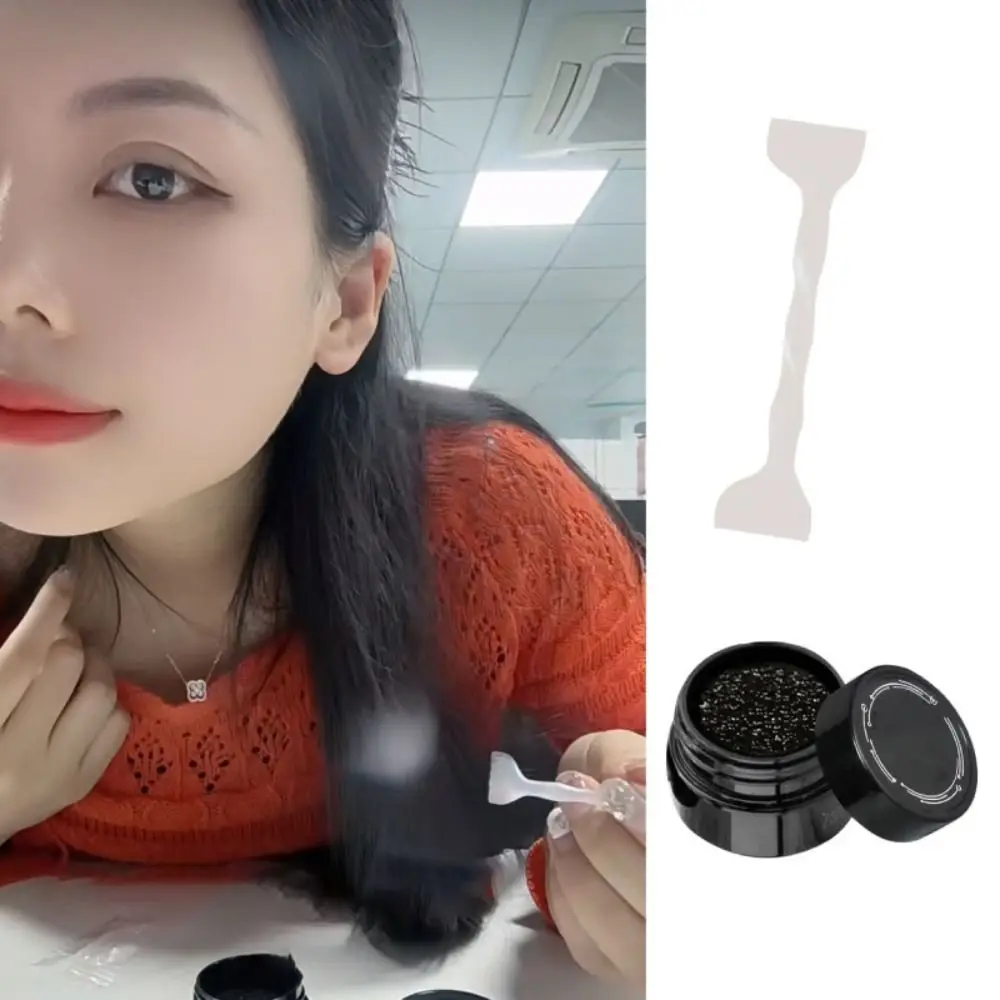 

Simple Waterproof Eyeliner Stamp Long Lasting Double-ended Eyelash Template Black with Ink Paste Beauty Tools Beginners