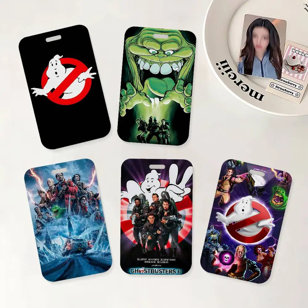 Movie G-Ghostbusters ID Badge Holder With Lanyard Neck Strap For Office School Name Card Credentials Case