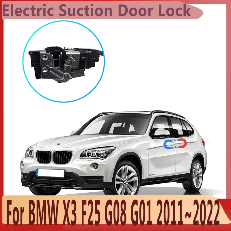 Smart Auto Electric Suction Door Lock for BMW X3 F25 G08 G01 2011~2022 Automatic Soft Close Door Super Silence Car Vehicle Door