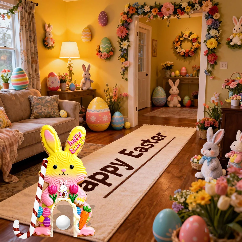 

Мини-гольфы «Пасхальный зайчик» для праздничного декора, для использования в помещении и на улице, уникальный дизайн для пасхальных торжеств