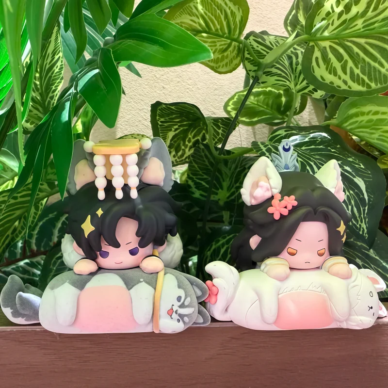 

The Husky And His White Cat Shizun‌ Q Version Series Blind Box Cute Mini Anime Fans Model Toy Mystery Box Desktop Ornament Gift