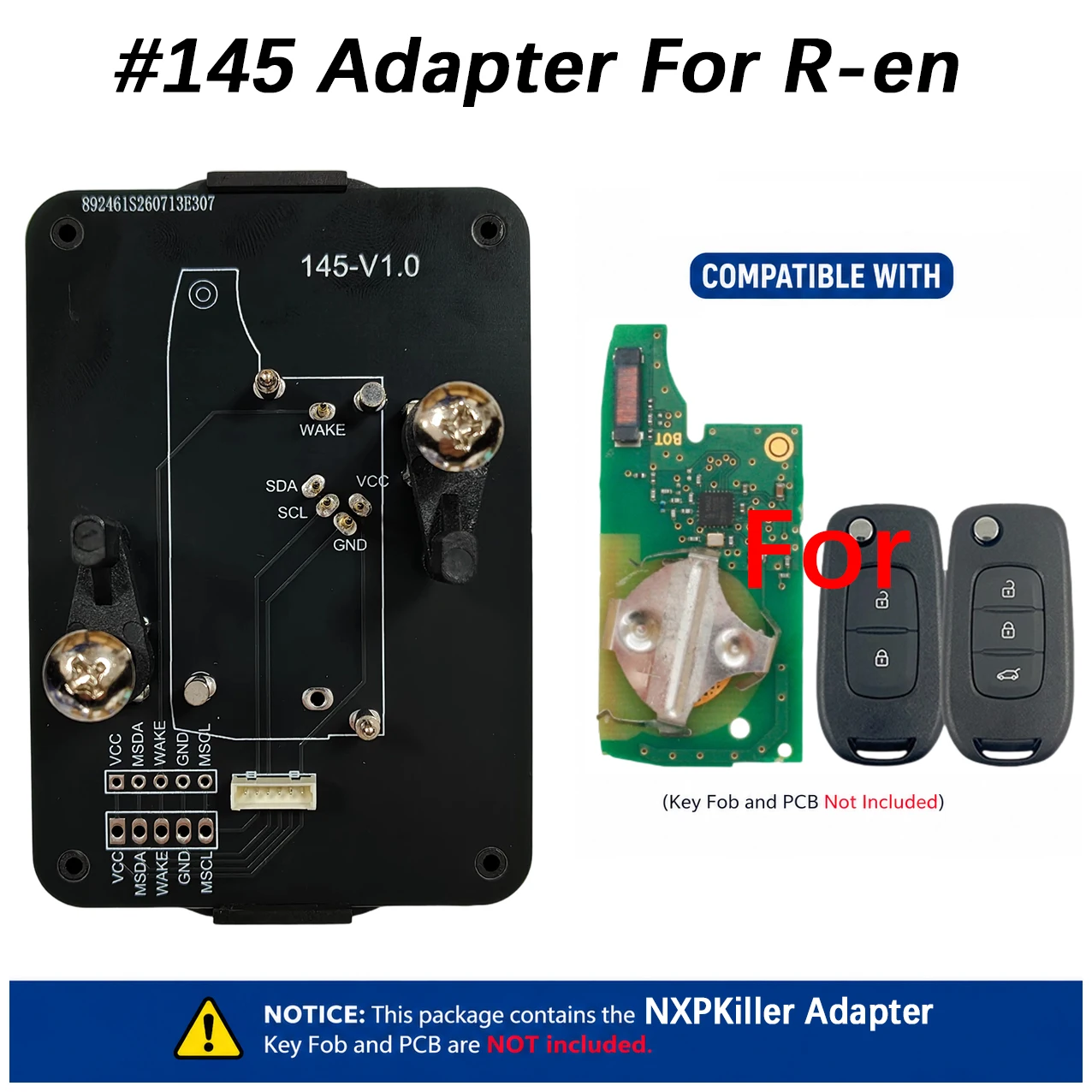 CNP259 Solder-Free Adapters Compatible With NXP KILLER No.140 To No.149 Supports For Geely Remote Fob
