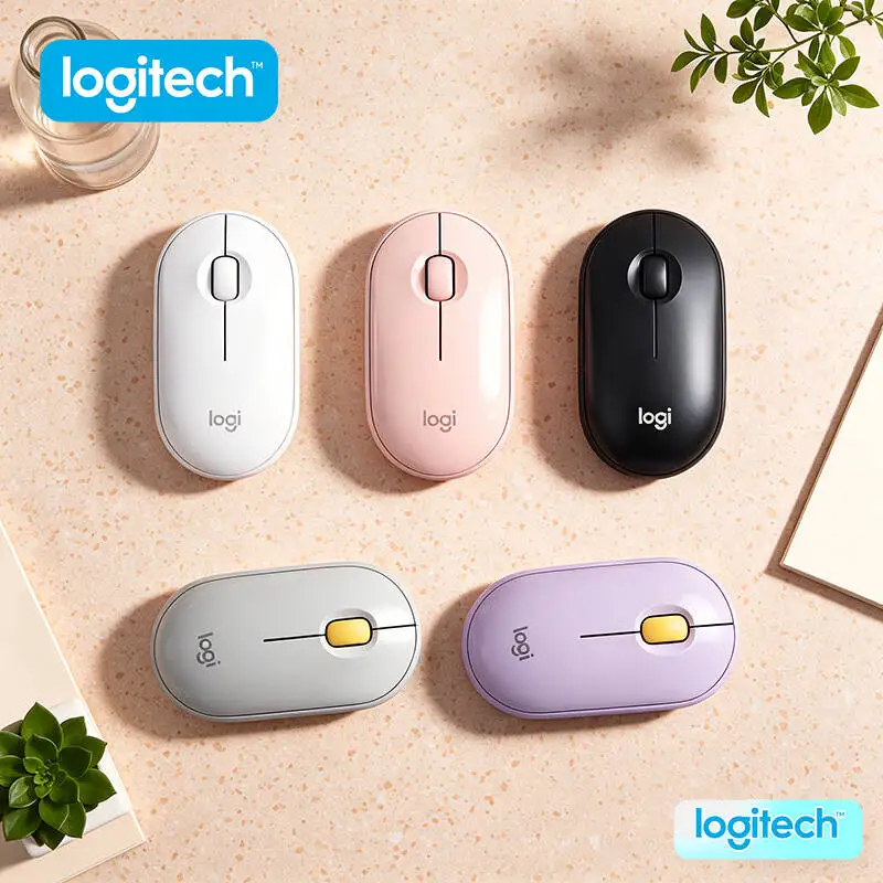 

Logitech M350/M350POP Travel Wireless Mouse - Ultra-Thin, Silent Scroll, USB Storage, 1000 DPI, Laptop Bag Friendly Essential