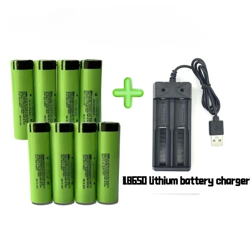 18650 Battery Rechargeable Lithium Battery  3.7V 3400mAh 34B Pour Lamp De Poche Chargeur USB Original New NCR18650B