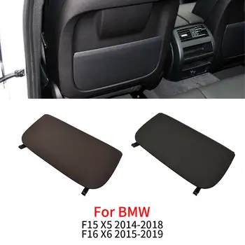 適用於BMWF15 F16汽車座椅靠背皮革收納袋蓋配件,黑色,適用於BMWX5 X6 2014-2019 10 最佳銷售 BMWX6 E71後座 - №4