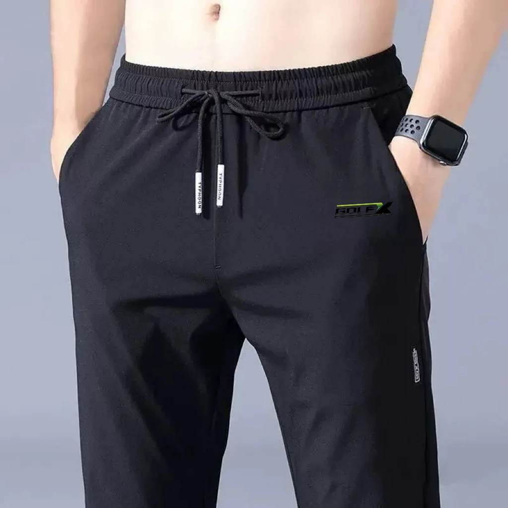 High Quality Men‘s Summer Trousers Breathable Stretch Slim Fit Casual Pants Straight Leg Joggers Plus Size 4XL 5XL