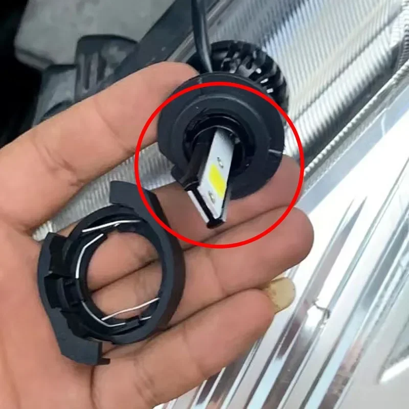 H7 Led Headlight Bulb Base Holder Adapter Retainer Cover For Renault Megane 4