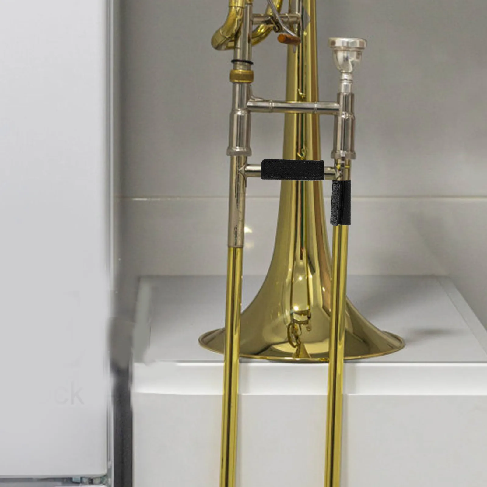 

6 Pcs Trombone Drawstring Cover French Horn Accessories Horse Hand Handguard Finger Black Baby