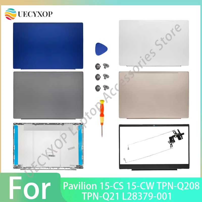 

New Laptop Case For Pavilion 15-CS 15-CW TPN-Q208 TPN-Q21 Laptop LCD Back Cover/Bezel/Hinges/Palmrest/Bottom Case L28379-001