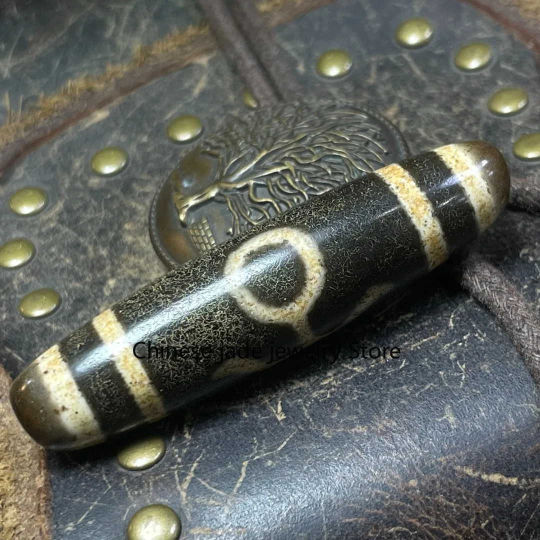 Tibetan Nepalese Himalayan Bead Ancient agate Old Dzi Talisman eye Bead Amulet