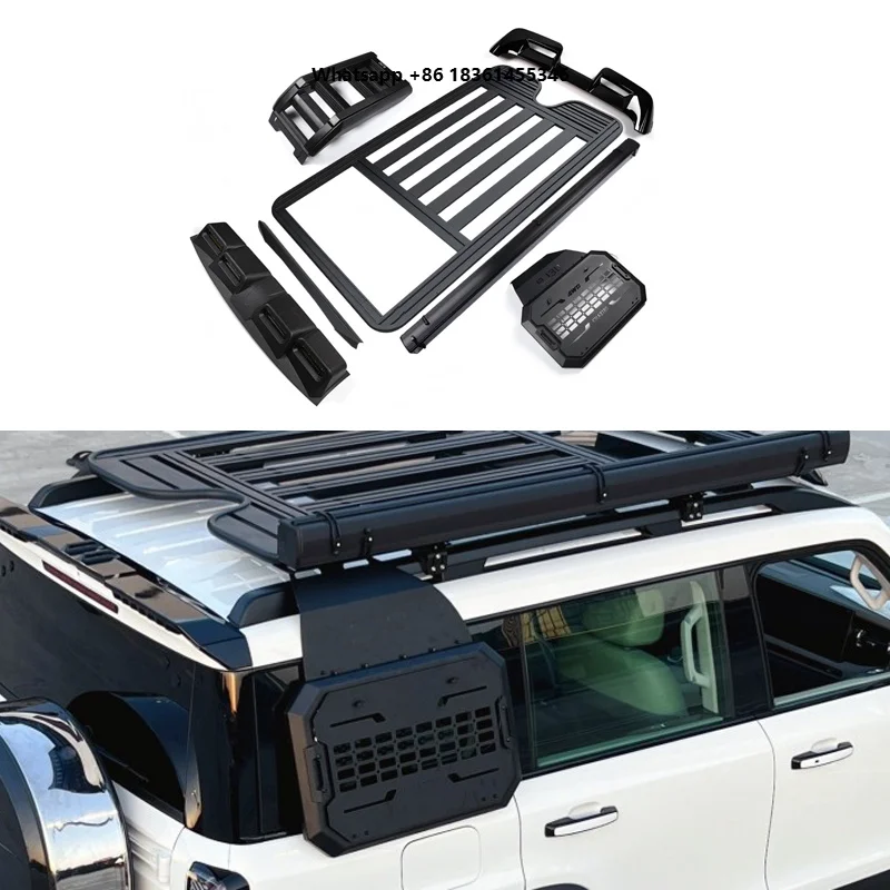 For Baic Bj30 B30E Dune Accessories Bj30 B30E Racks Ladder On Car Side Storage Box Roof Rack Suv