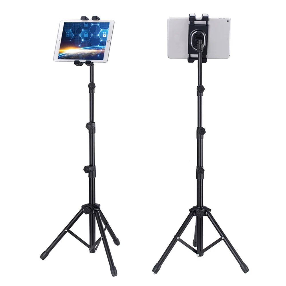 

UNHO выдвижная регулируемая напольная подставка для iPad, подходит для 360° ° вращение, высота 68 дюймов, для мобильных телефонов/планшетов размером 4–12,9 дюйма.