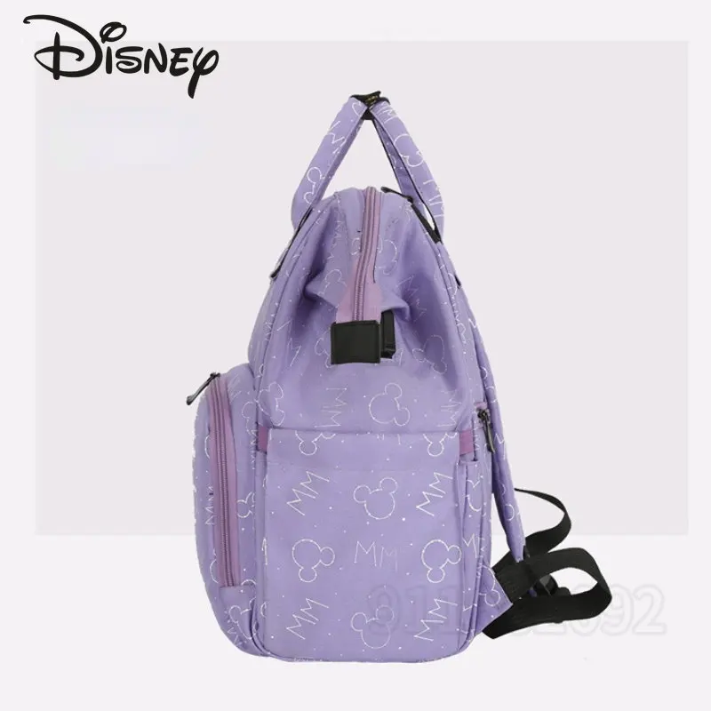 Disney Mickey 2023 New Diaper Bag Backpack Cartoon Fashion Pregnant Women\'s Bag Large Capacity Multifunctional Baby Diaper Bag