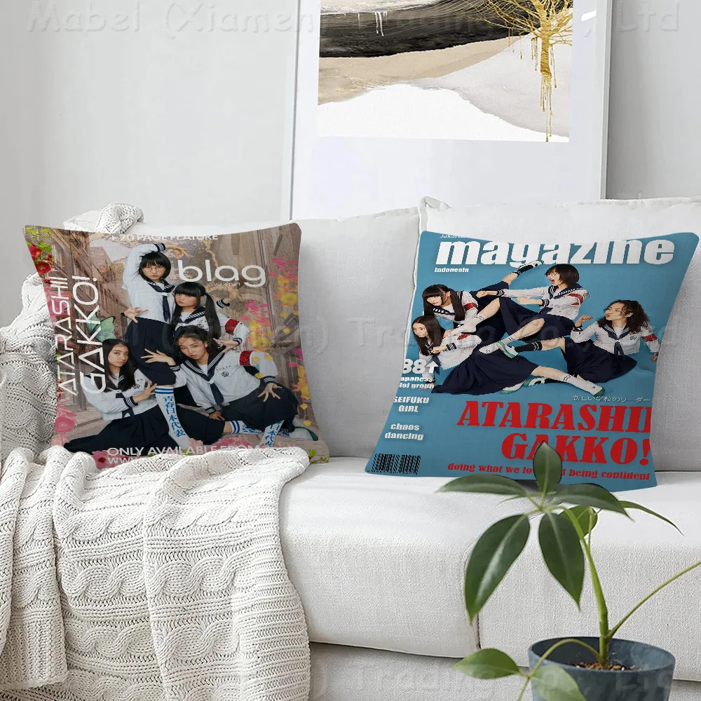 A-Atarashii G-Gakko Youth Cushion Cover Pillowcase Upholstery Sofa Throw Pillow Home Decor Pillowcas