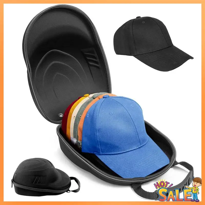 

AB68 Hard Hat Case For Baseball Caps,Hat Carrier Travel Case And Adjustable Shoulder Strap,Hat Organizer Holder Bag
