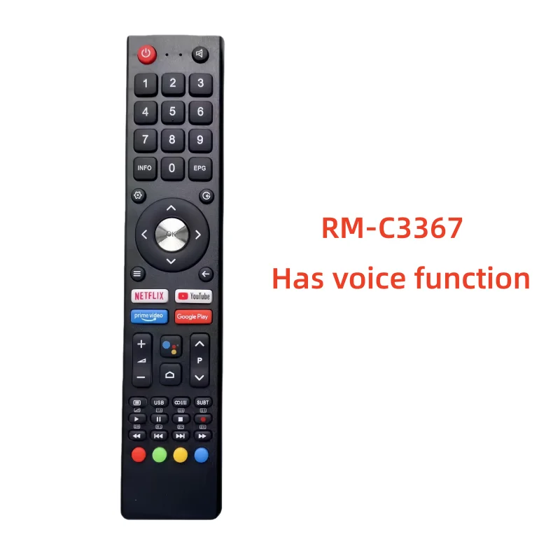 Replacement Remote Control For JVC LED LCD HD Android TV RM-C3362 RM-C3367 RM-C3407 LT-32N3115A LT-40N5115A LT-50N7115A