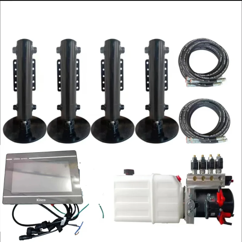 RV Auto-Leveling System Hydraulic 4/6 Point for Camper Vans