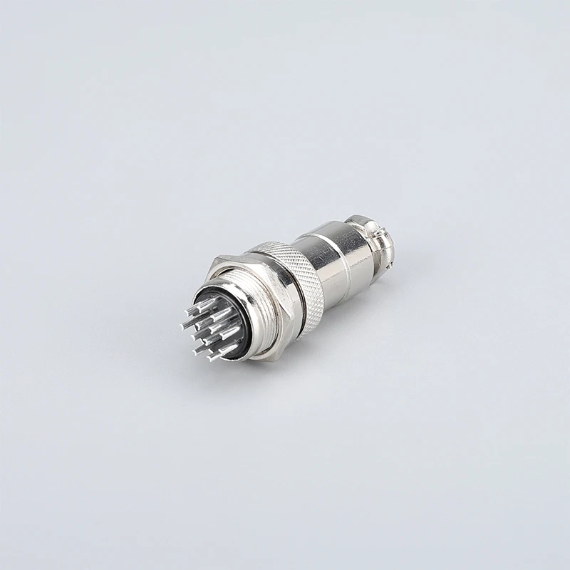 Connector GX16 metal aviation socket 2/3/4/5/6/7/8/9/10pin electric cable terminal fixed type and butt mobile type Female&male