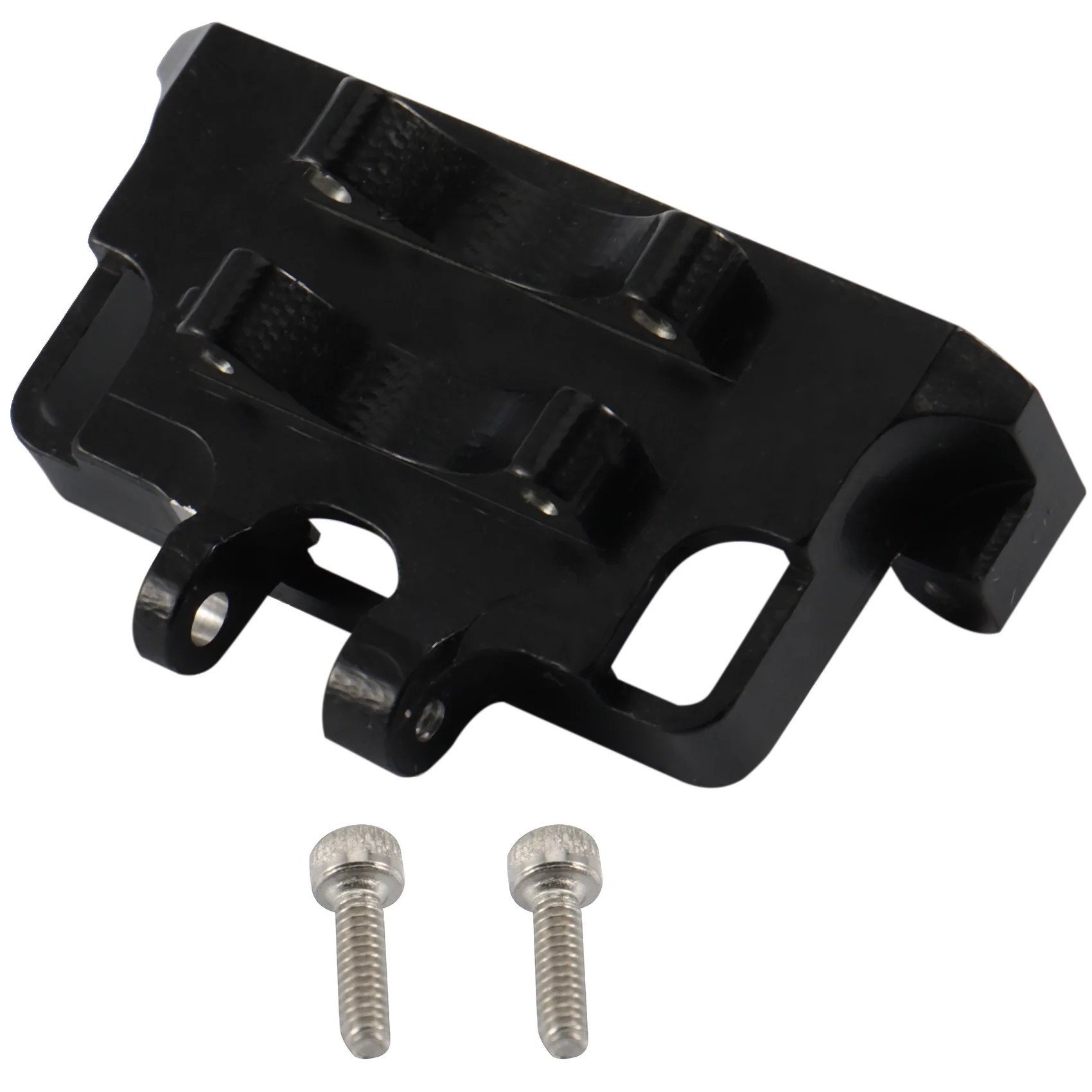 Metal Servo Mount Bracket Base for Axial SCX24 90081 AXI00001 1/24 RC Crawler Car Upgrade Parts Accessories,Black