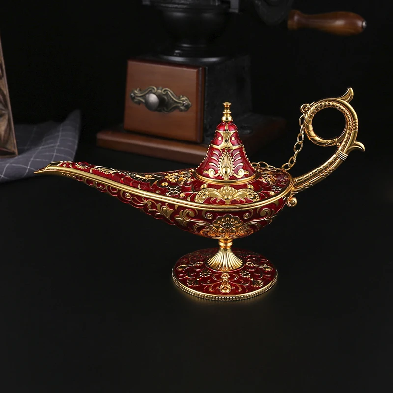 One Thousand and One Nights Aladdin Divine Lamp Ornament Crafts Wishing
