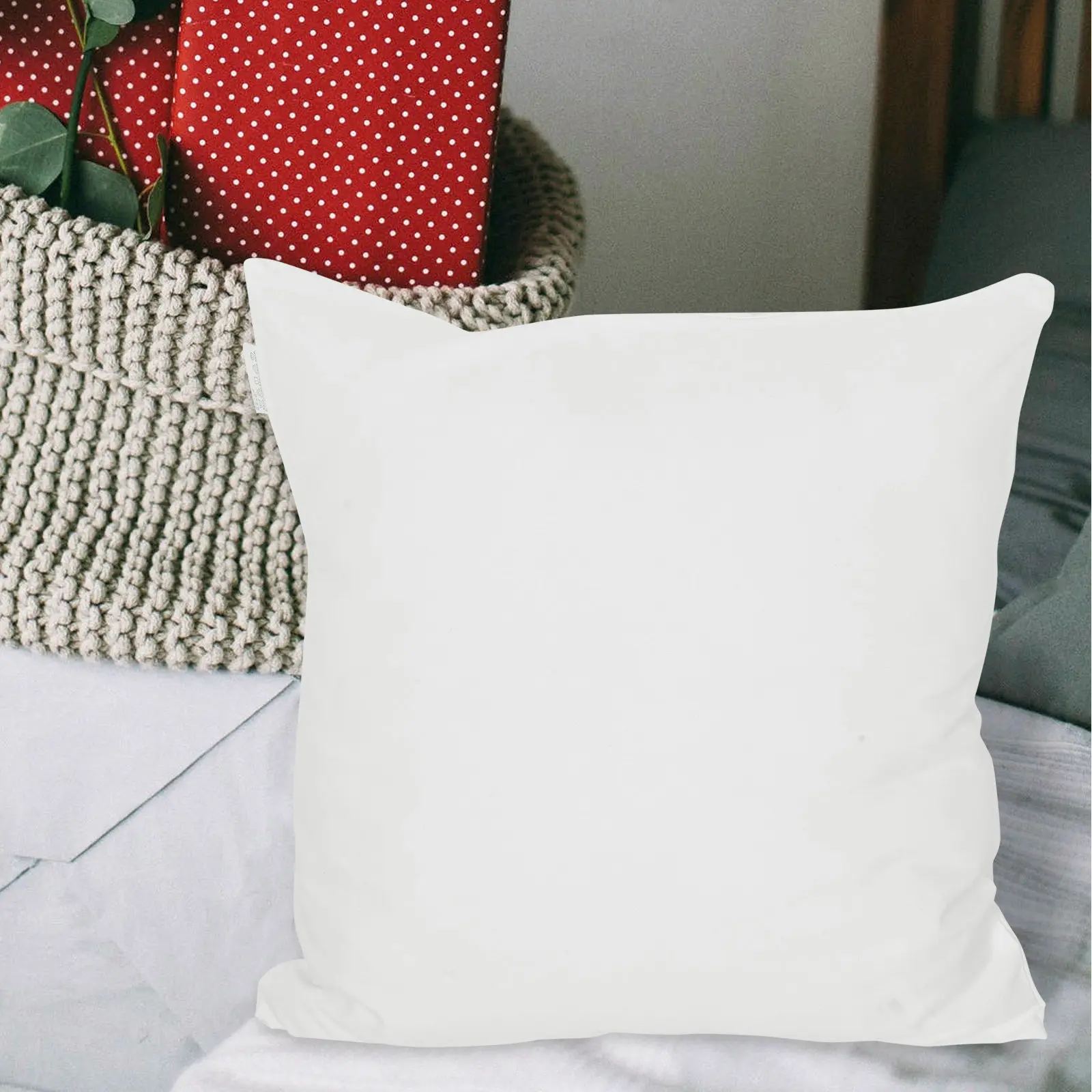Couch Cushion Insert 12x12 Inch Throw Pillow Insert High Resilience Pillow Core Soft Comfortable Cushion Support