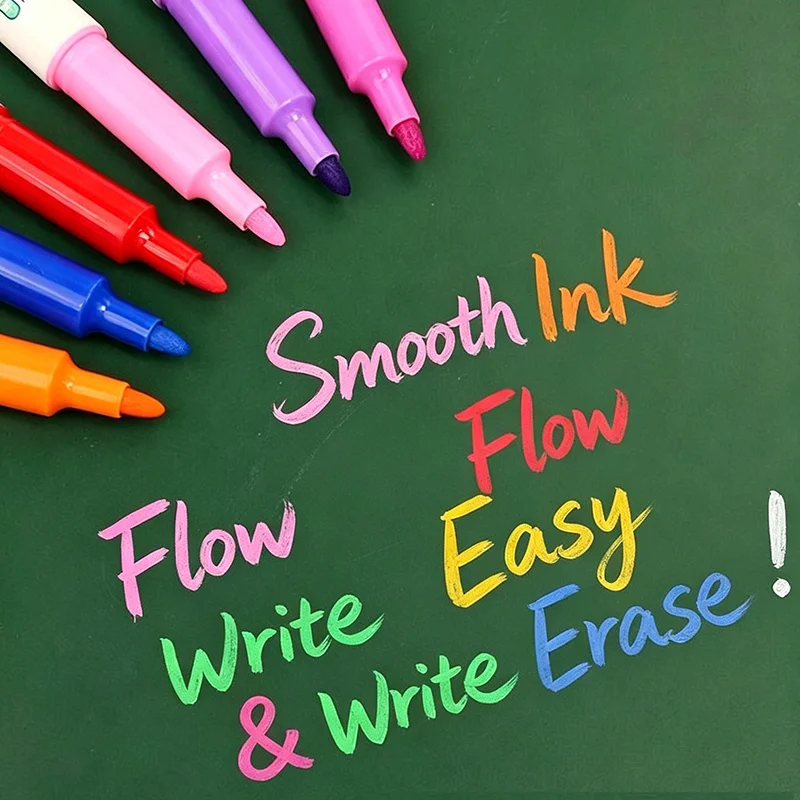 12PCS Liquid Chalk Markers, Window, Washable Chalkboard Markers for Glass, Windows, Blackboards Bistro Signage, DIY Art Crafts