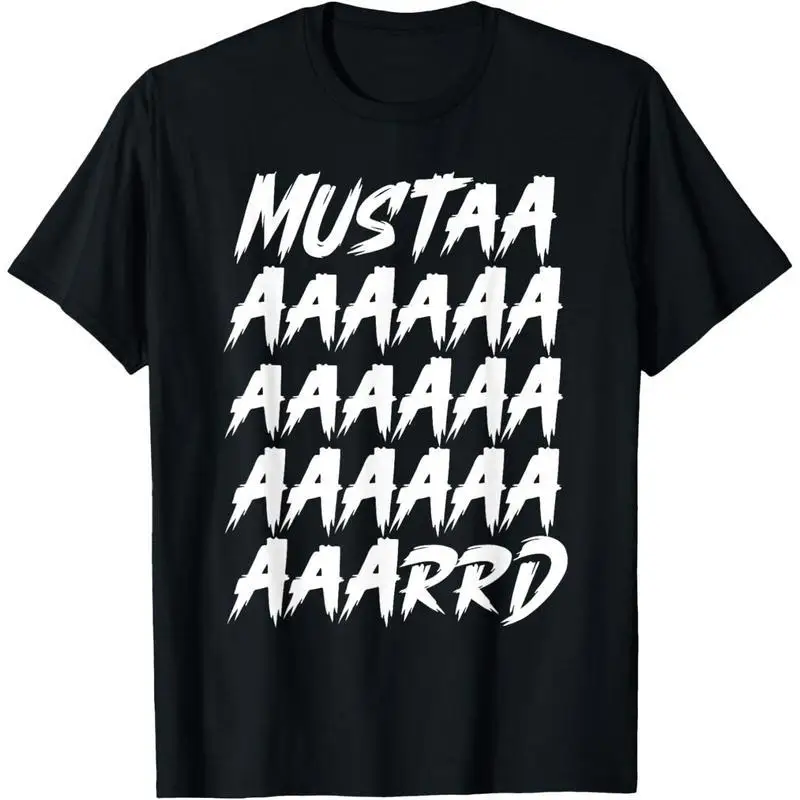

Mustaa Hard T-Shirt Funny Scream Quote Graphic Tee Urban Streetwear Style Unisex Casual Top for Party, Summer or Gift S-3XL
