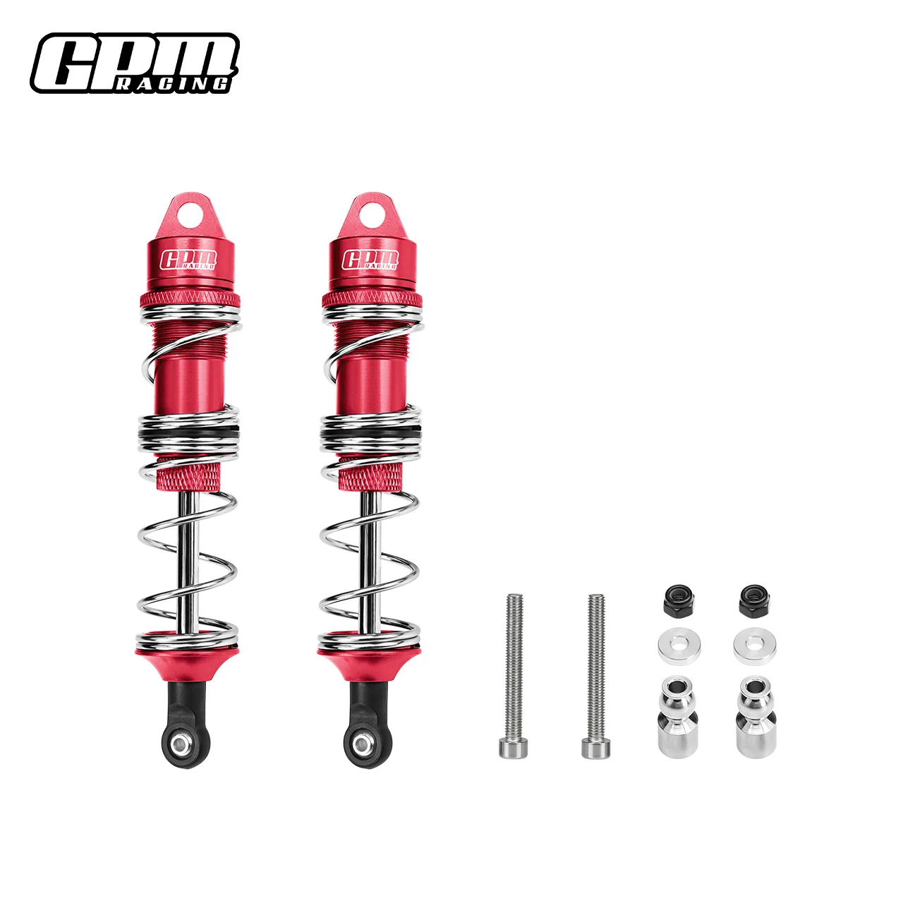 โช้คอัพหลังอะลูมิเนียมแบบสปริงคู่ GPM สำหรับ ARRMA Kraton Outcast RTR-ARA106060 อะไหล่แต่งรถแข่ง