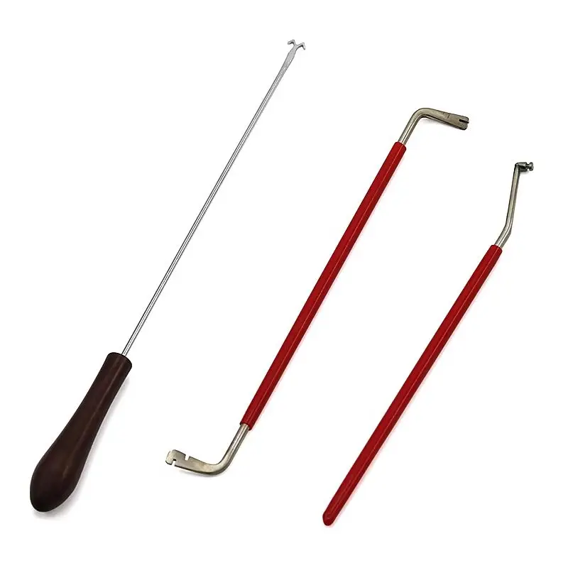 HUATOOL Piano Maintenance Tuning Grand Piano Trimming Tool 1827 Spring Adjuster Double Headed Adjustment Sandalwood Handle Tool