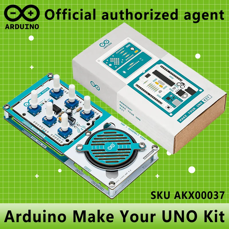 

Arduino Make Your UNO Kit AKX00037 Original from Italy Wave synthesizer shielding welding rev3 r3 atmega328p