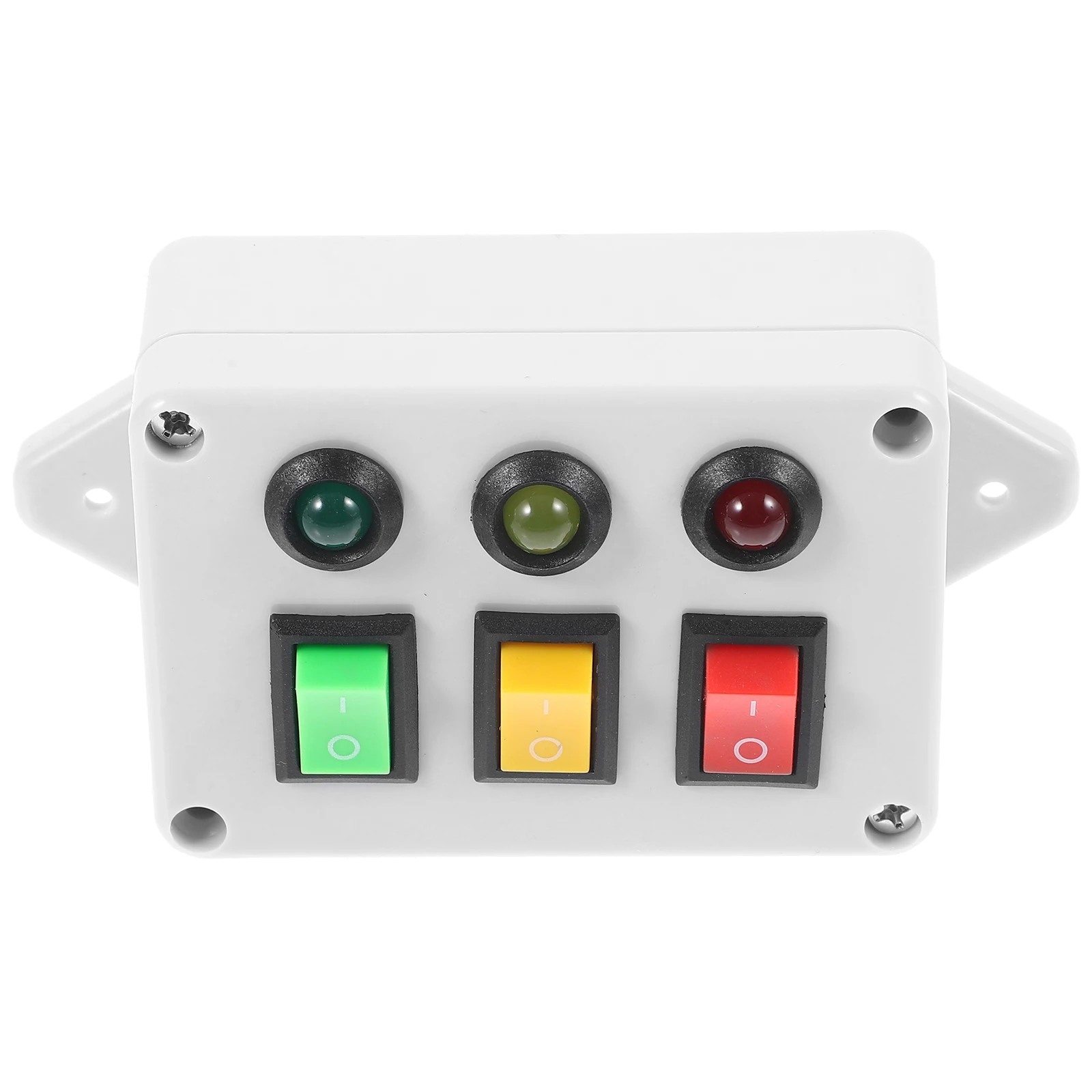 Mainan Menyenangkan Lampu Sakelar Tiga Lampu untuk Anak-anak Mainan Montessori Sensorik Plastik Bahan Bermutu Tinggi Bersinar Balita Sibuk