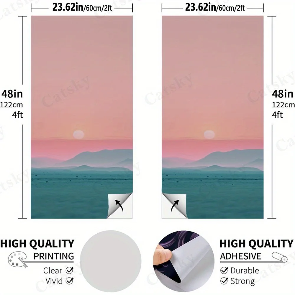 Serene Landscape   Sandbag Board Sticker.This sandbag board sticker is made from high-quality materials, offering excellent dura