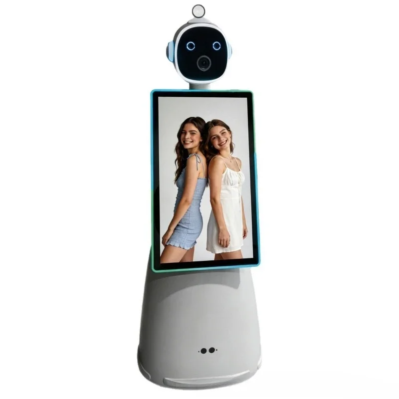 32-Inch robot commercial photo booth AI software intelligent APP control touch screen