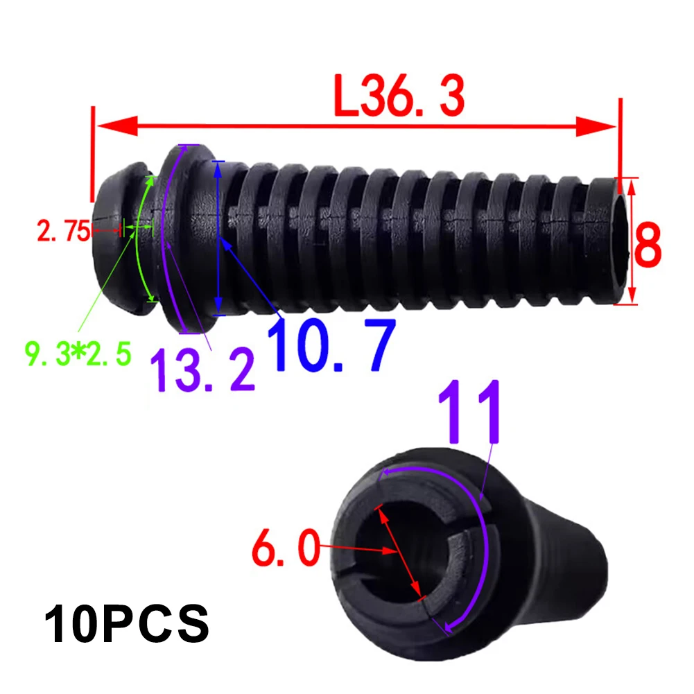 6.1MM-white Cable Sleeve Power Tools Cable Sleeve High-quality PVC Multiple Usage Premium Material Versatile Application