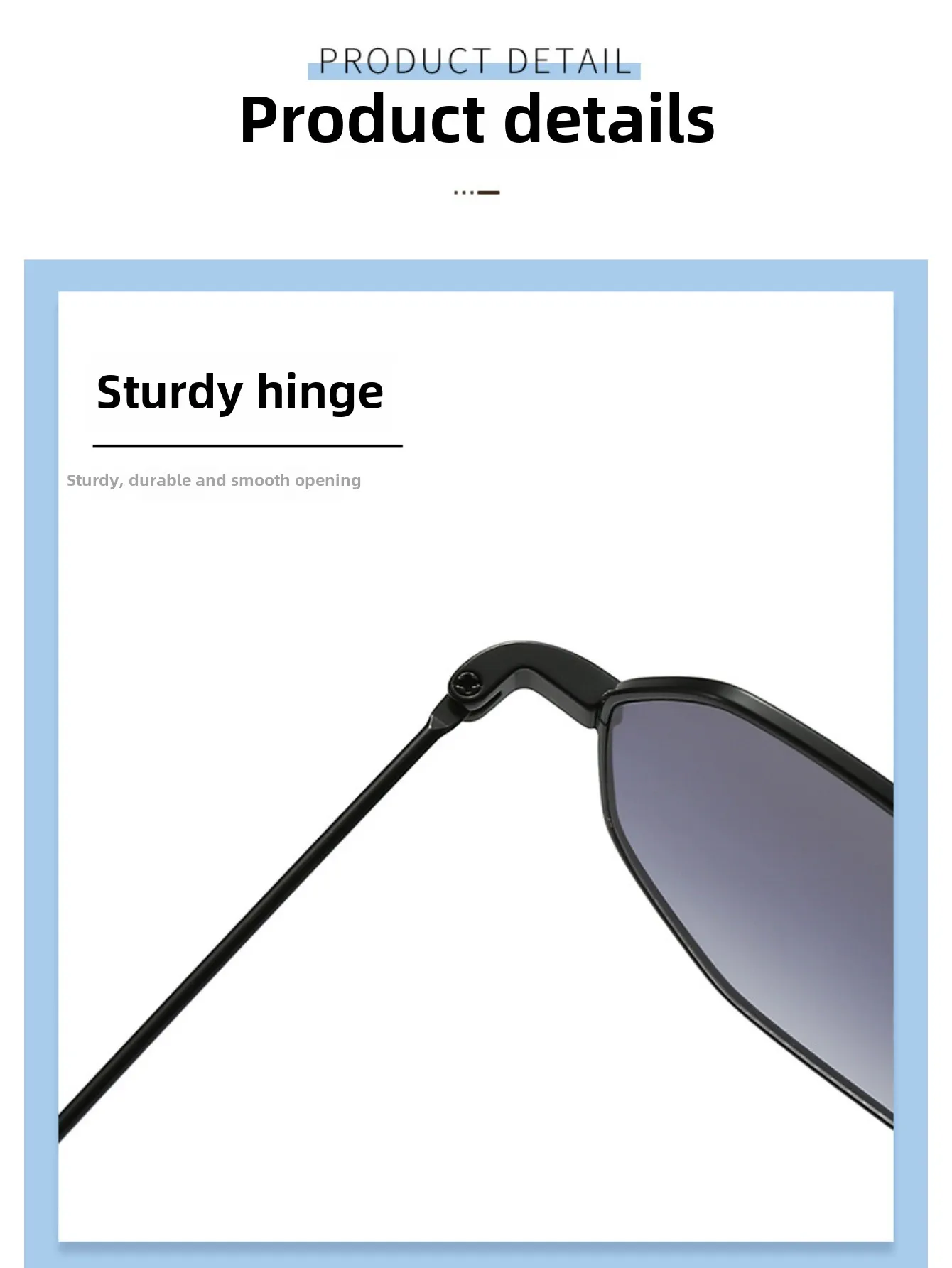 1 Stück Herren-Brille mit klassischem geometrischem Metallrahmen, silberfarben, modische Brille für Outdoor-Radfahren, Angeln, tägliches Zubehör – Detail 5