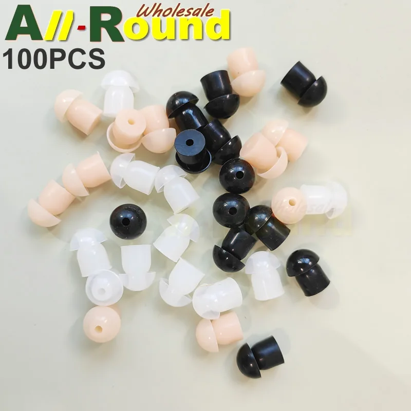 Silicone In-Ear Air Tube Earbuds Mushroom Eartip Ear Bud For Radio Earpiece Headset for Motorola kenwood two way radio earphone