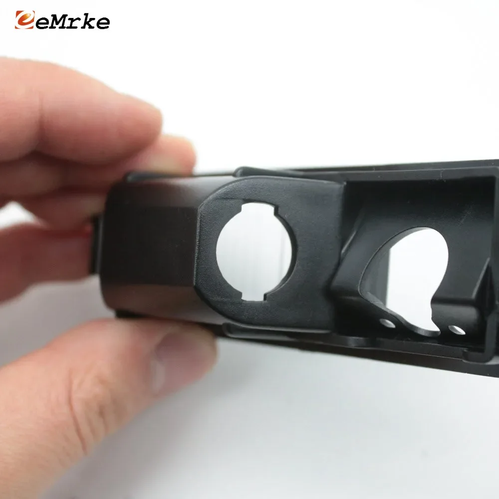 EEMRKE Car Camera Bracket Black Color License Plate Lights Housing for Fiat Marea Multipla Punto 500L Doblo Croma Tipo 365