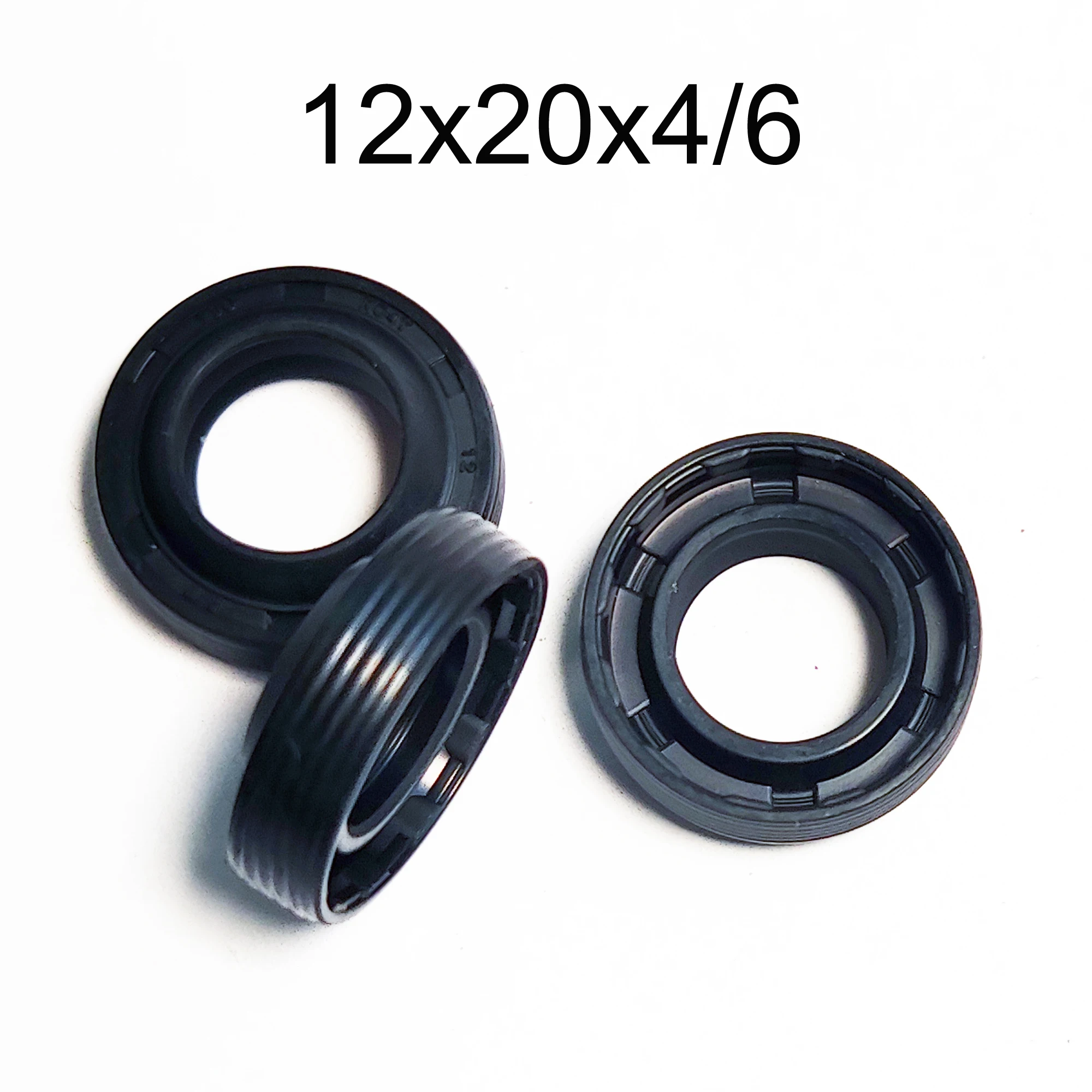 3pcs 6.365-393.0  Oil Seal 12x20x4/6 63653930 Grooved Ring for Pressure Washers