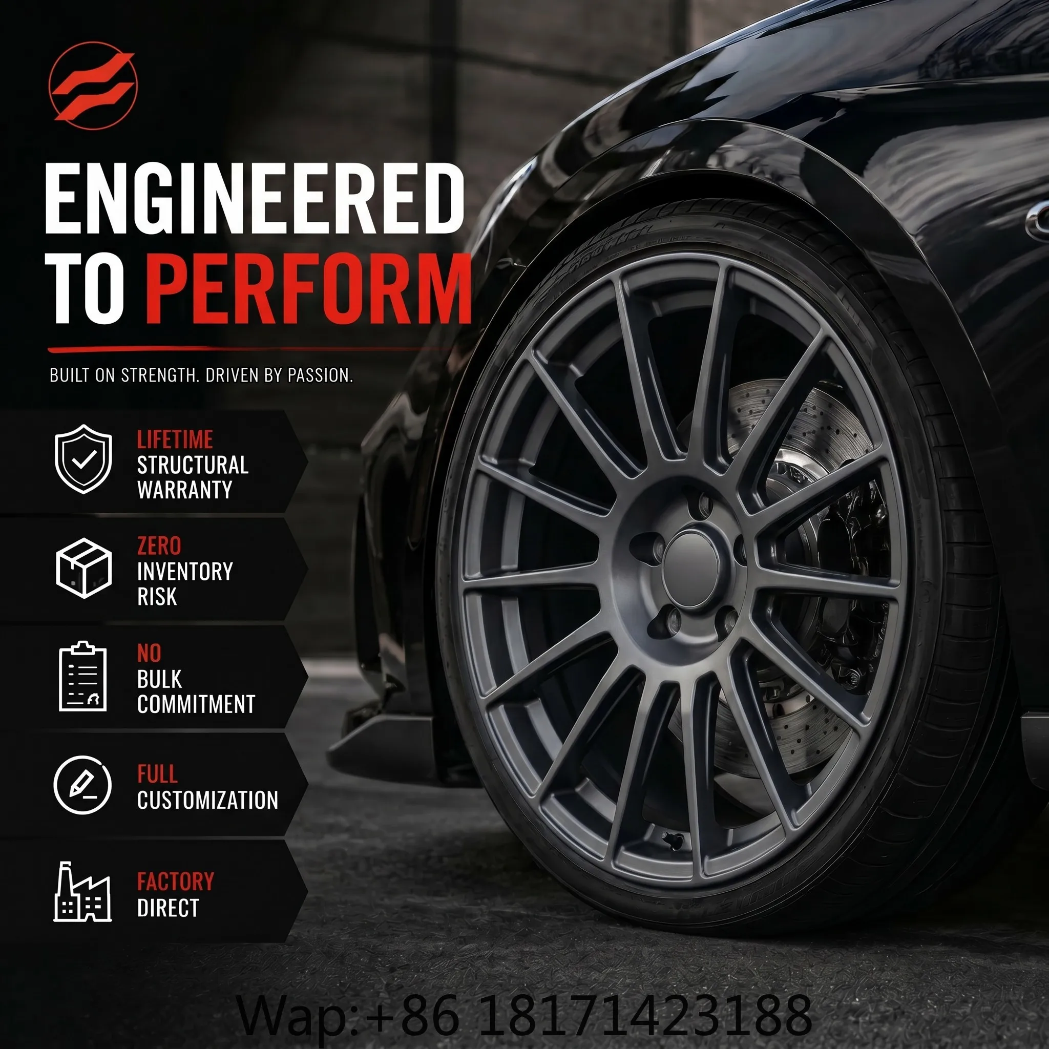 【Hot】High Performance 17 Inch All‑Terrain Max Load 1250kg SUV Pickup Wheel Rim for VW Transporter T6 for  Sprinter Campe