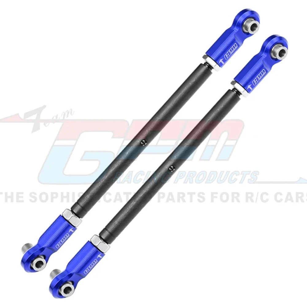 GPM Metal Aluminium Front Steering Tie Rod 7748 for Traxxas 1/6 FUNCO PRO 1/5 X-MAXX Ultimate X-Monster 8S Monster Truck RC Car