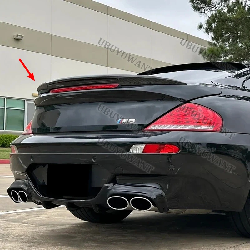 Für BMW 6er E63 E64 2004-2009 Heckklappen-Spoiler aus Kohlefaser, Original-Werkszubehör für Fahrzeug-Styling