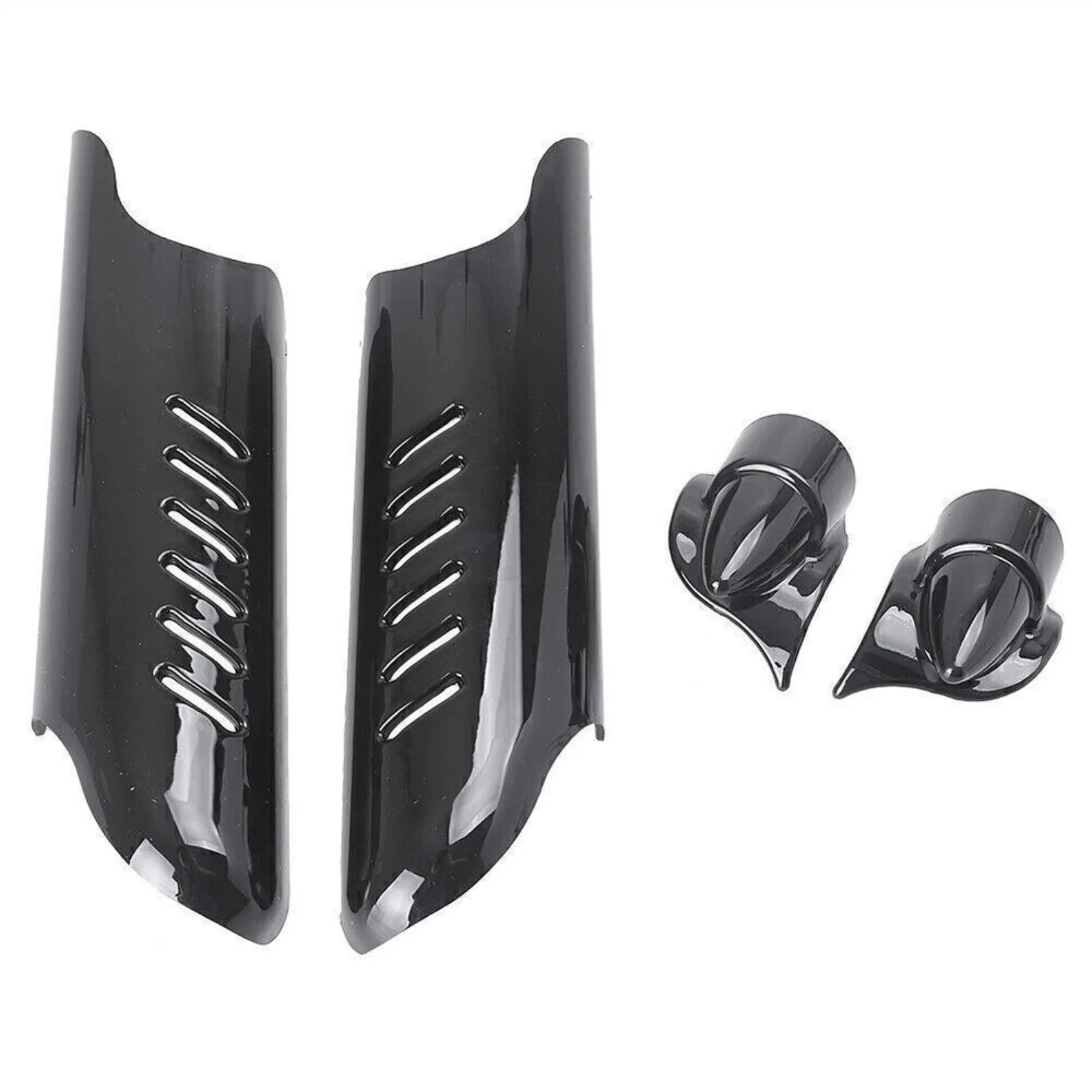 

2x Front Fork Protector Shock Absorber Guard Cover Fit Harley Touring Road King