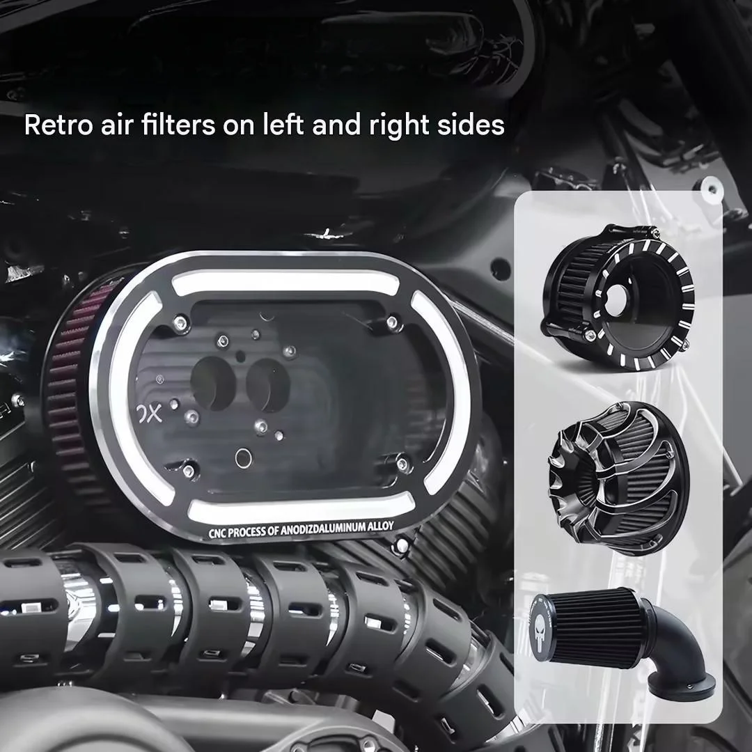 Transparent Air Filter Decor Cover Mushroom Air Intake Air Cleaner Modified Accessories Fit Benda Chinchilla 350 ACE NEO
